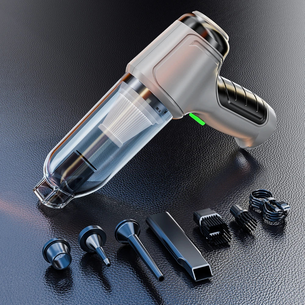 SZUK 15000PA Portable Car Vacuum Cleaner Poweful Handheld  Cleaning Machine Strong Suction Wireless Mini Vacuum Cleaner for Car