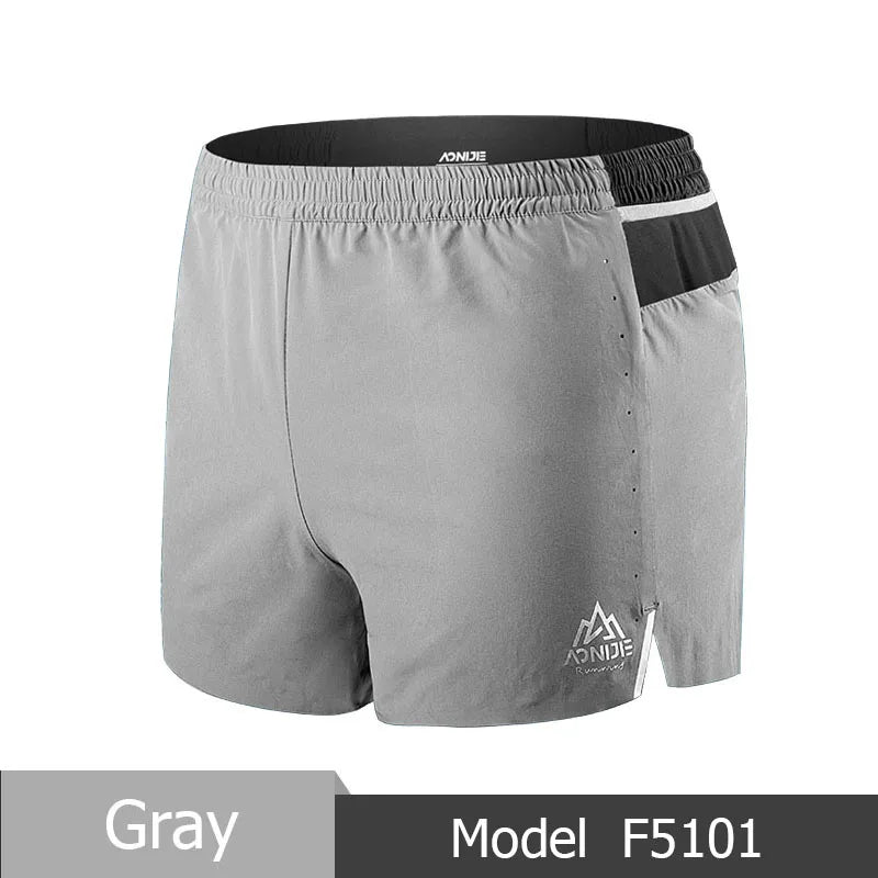 AONIJIE F5102 Men Quick Dry Sports Shorts Trunks Athletic Shorts With Lining Prevent Wardrobe Malf For Running Gym Soccer Tennis
