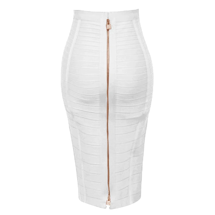 13 Colors Women Summer Fashion Sexy Black Red Beige White Bandage Skirt 2021 Knitted Elastic Sweet Candy Color Pencil Skirt