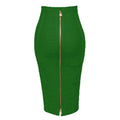 13 Colors Women Summer Fashion Sexy Black Red Beige White Bandage Skirt 2021 Knitted Elastic Sweet Candy Color Pencil Skirt