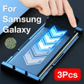 3Pcs For Samsung Galaxy S25 S24 S23 S22 S21 S20 Ultra S10 S9 S8 Plus Note 20 10 9 8 Screen Protector With Kit,Not Tempered Glass