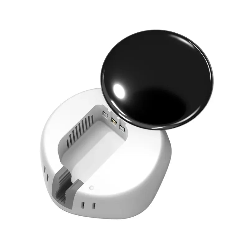 Toothbrush Sterilizer Mini Portable Rechargeable Travel UVC Toothbrush Sterilizer Box New Arrivals 2024 Usb Toothbrush Holder