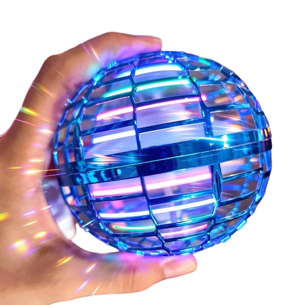 2026 Hand Controlled Flying Orb Mini Drone Boomerang Hover Spinning Globe Outdoor Flying Toy Birthday Present