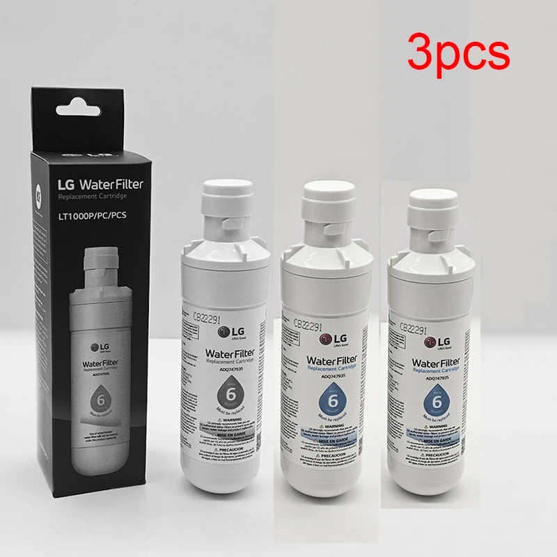1PCS 6PCS Replace Refrigerator Water Filter For LG LT1000P, ADQ74793501 ADQ74793502 MDJ64844601, Kenmore 46-9980, 9980