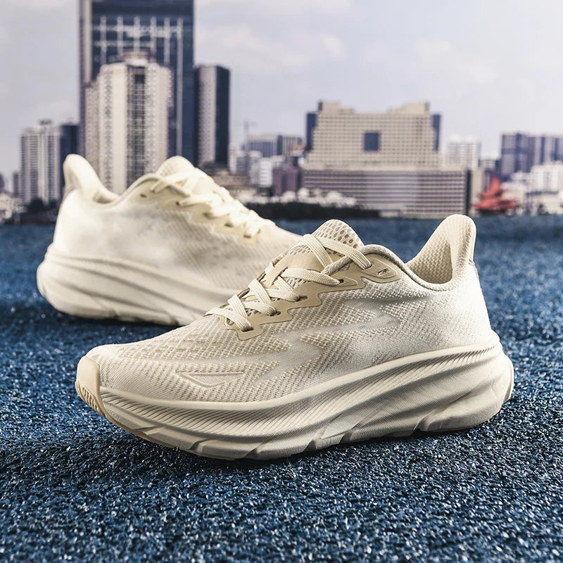 Marathon Sports Running Shoes Men Breathable Lightweight Women Comfortable Athletic Nonskid Leisure Outdoor Hiking Trail Sneaker