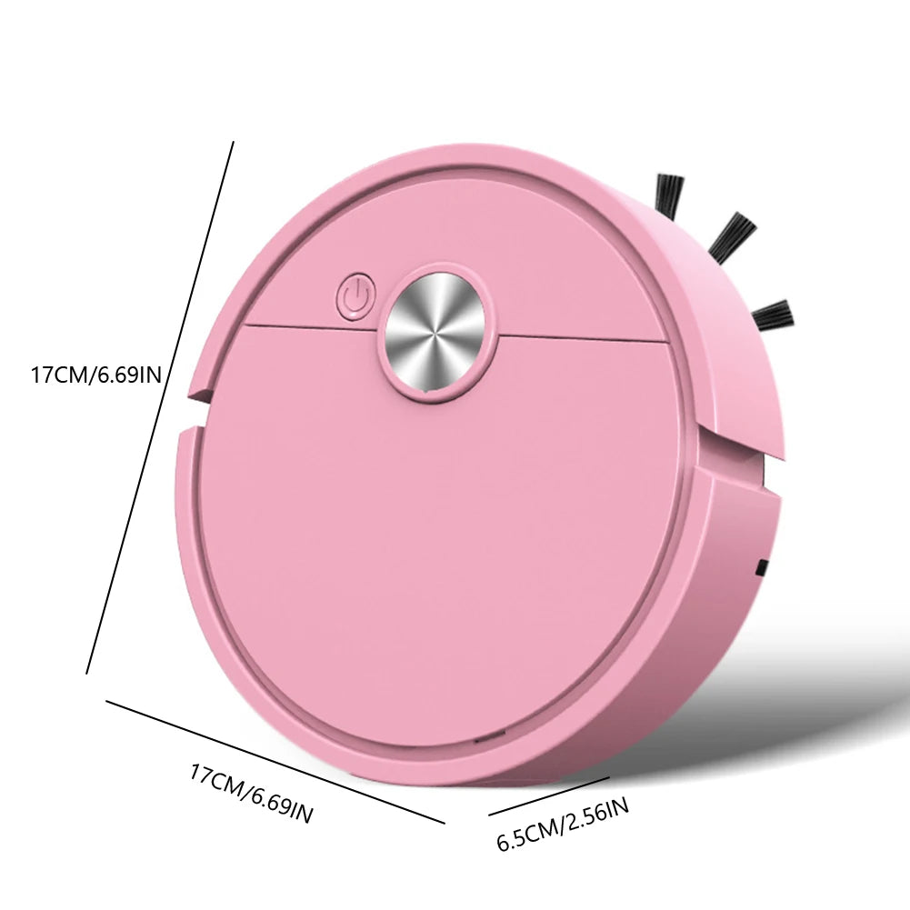 3 in 1 Sweeping Robot Rechargeable Vacuum Mop Robot Sweeping Machine Compact Cleaning Machine for Pet Hair Stubborn Dirt
