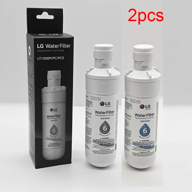 1PCS 6PCS Replace Refrigerator Water Filter For LG LT1000P, ADQ74793501 ADQ74793502 MDJ64844601, Kenmore 46-9980, 9980
