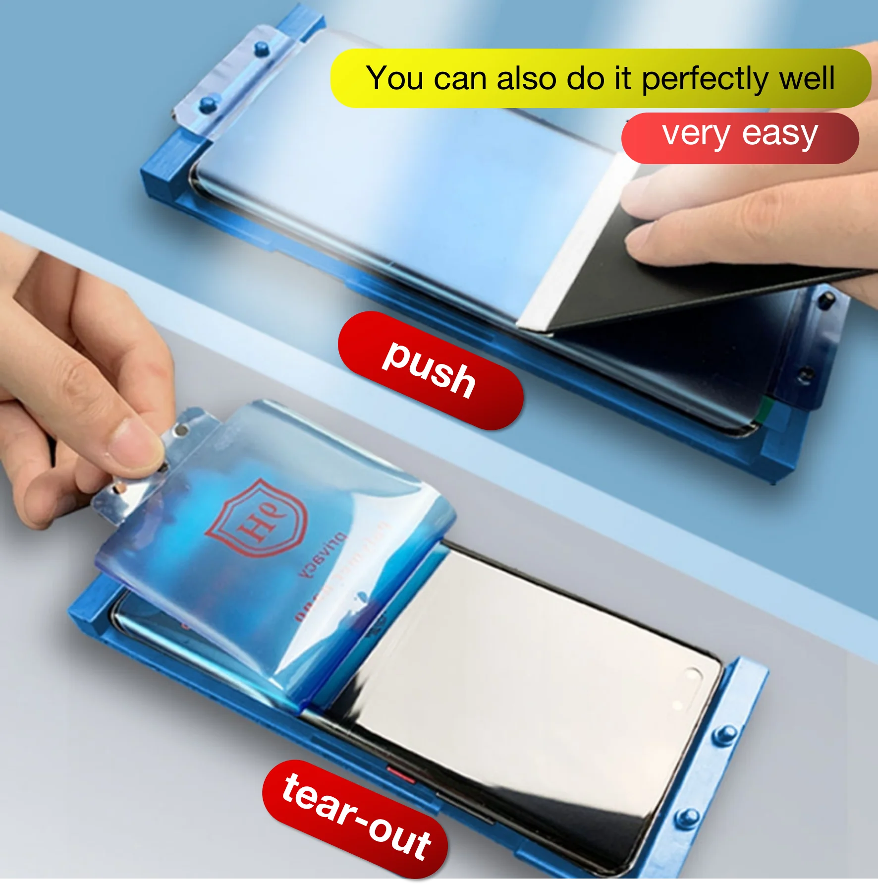3Pcs For Samsung Galaxy S25 S24 S23 S22 S21 S20 Ultra S10 S9 S8 Plus Note 20 10 9 8 Screen Protector With Kit,Not Tempered Glass