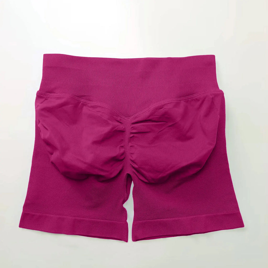 NCLAGEN Seamless Shorts 4.5" Gym Shorts Woman Scrunch Butt Fitness Sports Short Workout Seamless Leggings Running Yoga bottoms