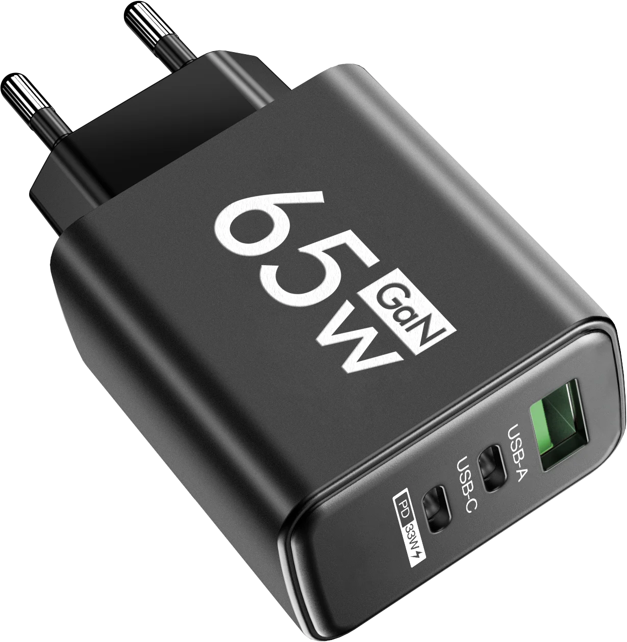 65W GaN 3-Port Fast Charger