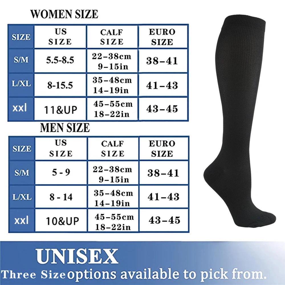 Graduated Compression Socks – 3 Pairs