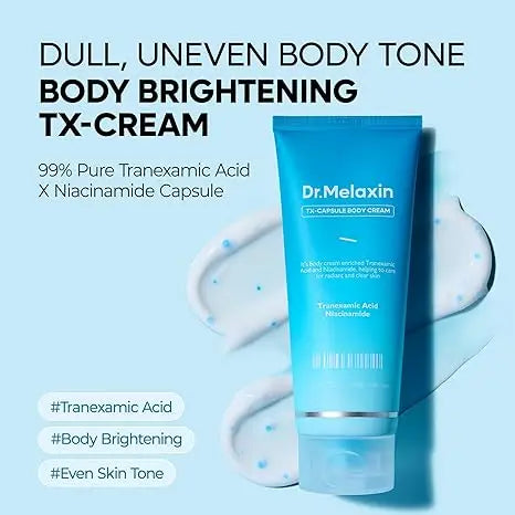 Dr.Melaxin TX Capsule Body Cream – 99% Pure Tranexamic Acid & Niacinamide Capsule 200g