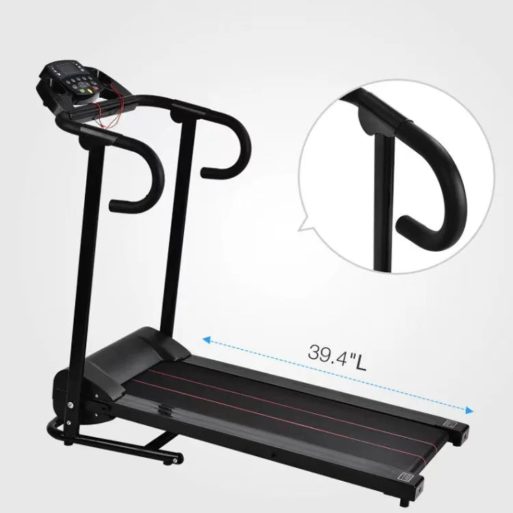 Electric Treadmill, Foldable Mini Home Use, Quiet Motorized Walking Machine, Indoor Fitness Equipment for Weight Loss