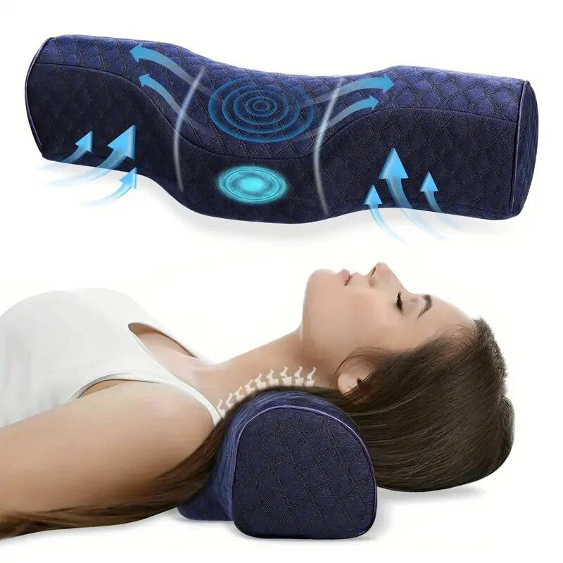 Relieve neck discomfort with neck pillows and head massager pillows, providing better support for the neck