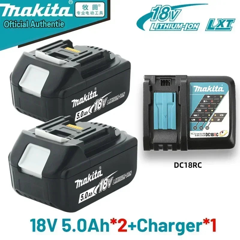 Makita 18V 6.0Ah rechargeable battery, suitable for Makita BL1840 BL1830 BL1830B BL1850 BL1850B original power tool battery