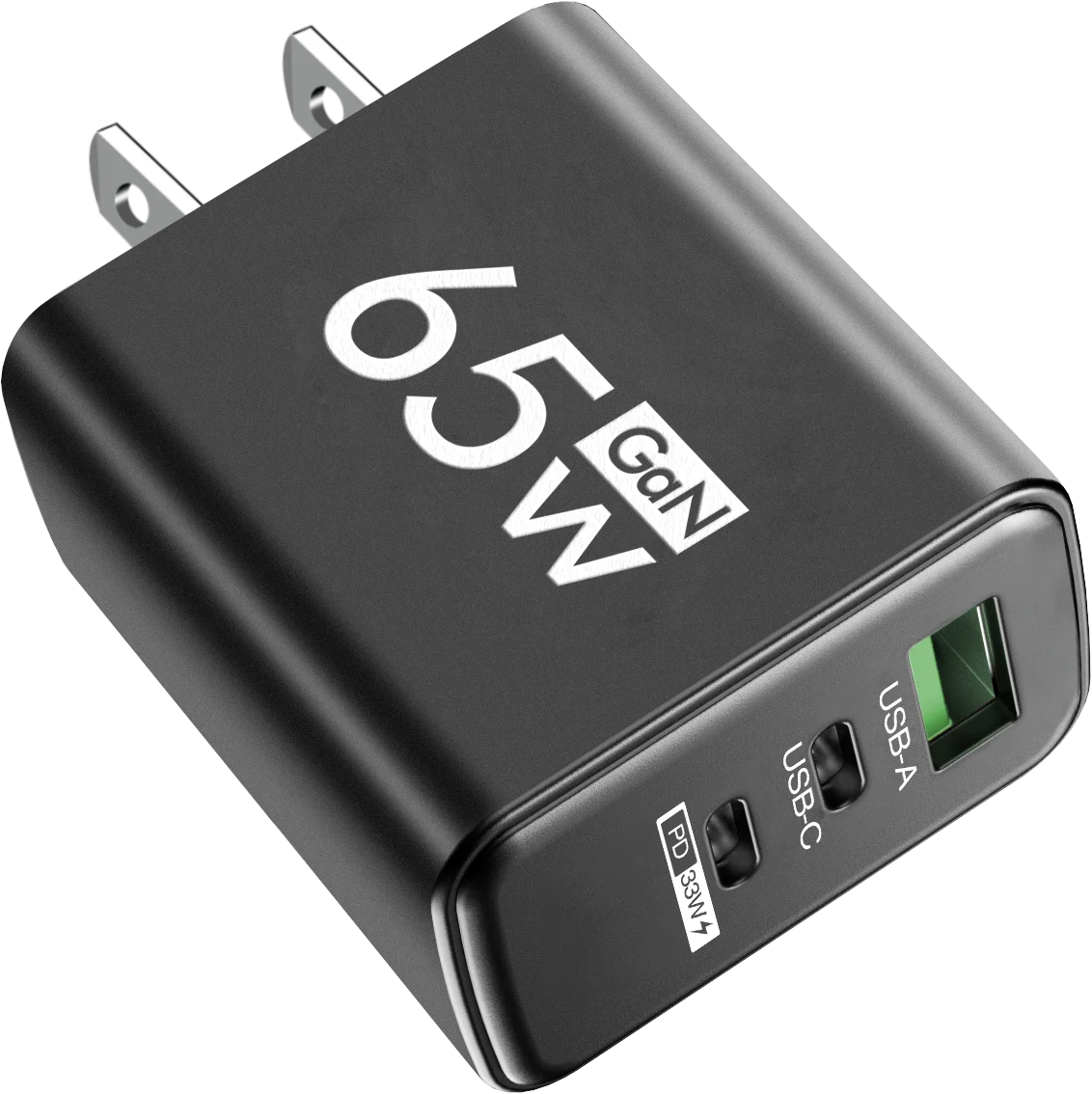 65W GaN 3-Port Fast Charger
