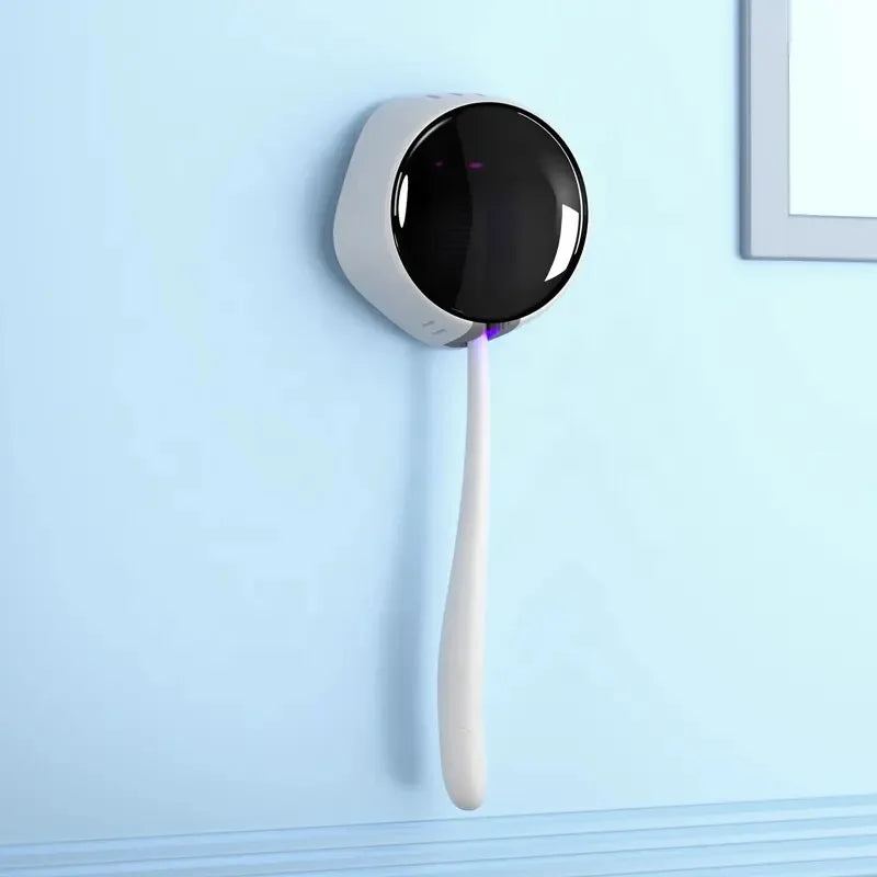 Toothbrush Sterilizer Mini Portable Rechargeable Travel UVC Toothbrush Sterilizer Box New Arrivals 2024 Usb Toothbrush Holder