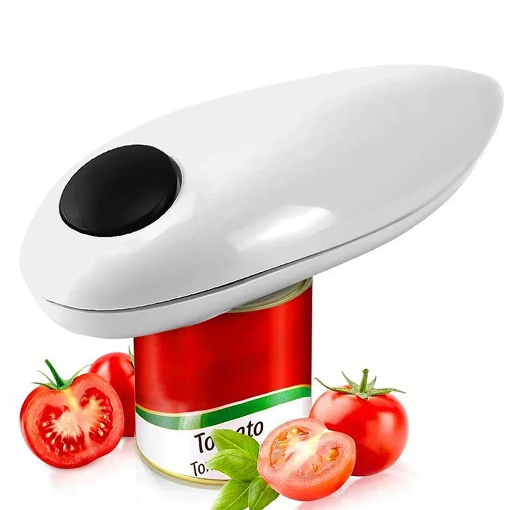 Electric Can Opener, Automatic Restaurant Bottle Opener, Battery Operated, Handheld Jar Can Tin Opener, Kitchen Accessories