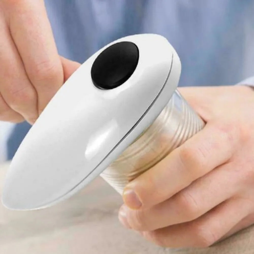 Electric Can Opener Automatic Touch Manual Handheld Can Openers Smooth Edge Practical Jar Bottle Openers Bar Kitchen Gadgets