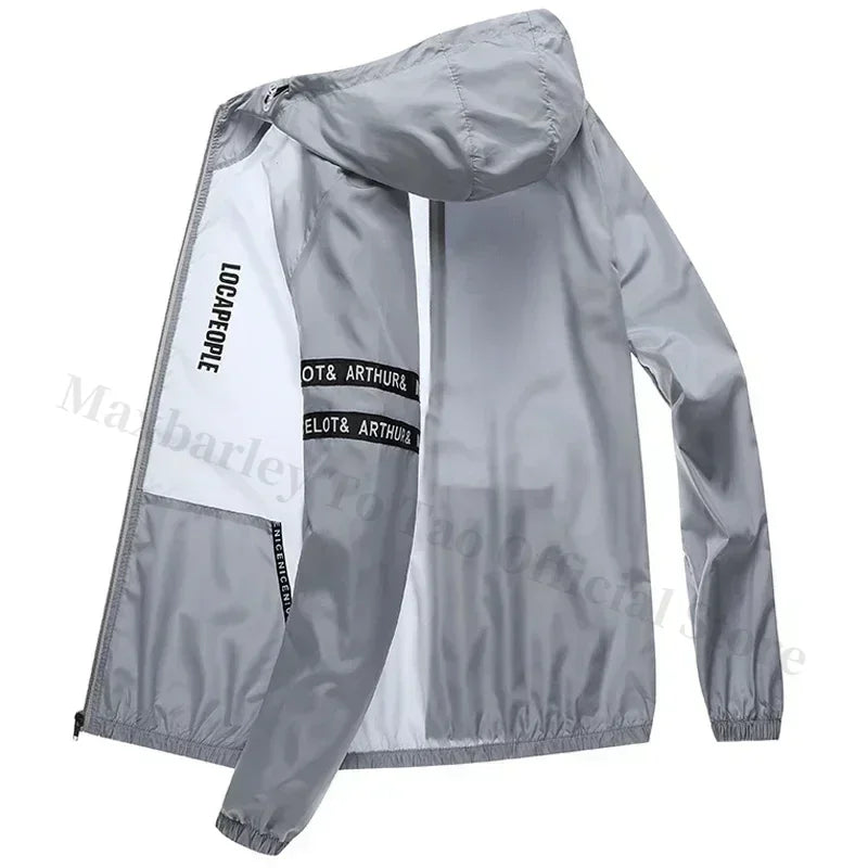 Lightweight Hooded Windbreaker