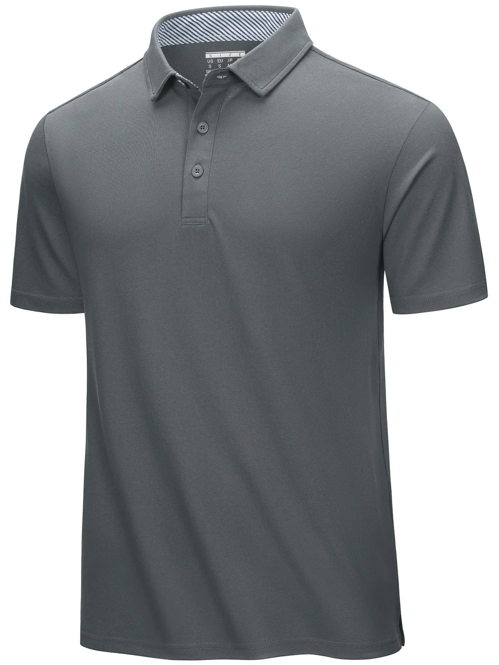 TACVASEN Summer Cotton Blend Golf Polos Shirts Mens Work Polo T-shirts Quick Dry Casual Short Sleeve Pullover Tops Outdoor Tee