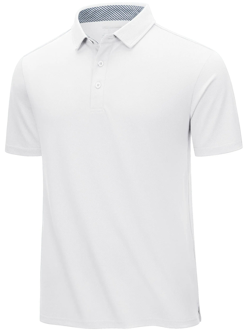 TACVASEN Summer Cotton Blend Golf Polos Shirts Mens Work Polo T-shirts Quick Dry Casual Short Sleeve Pullover Tops Outdoor Tee