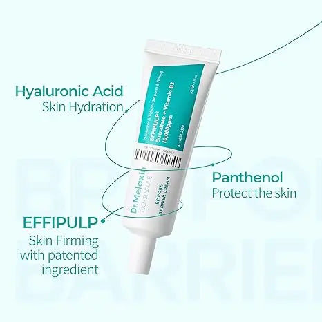 Dr.Melaxin BP Barrier Cream 50g, 1.76 oz. | Bio spicule Stimulating Pore Roots, Pore Tightening, Provision of skin elasticity