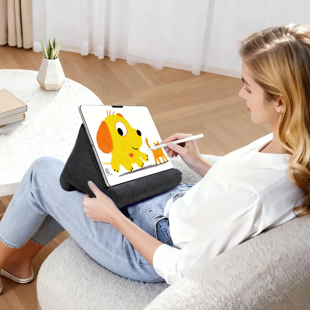 Multi-Angle Soft Sponge Tablet Pillow Stand