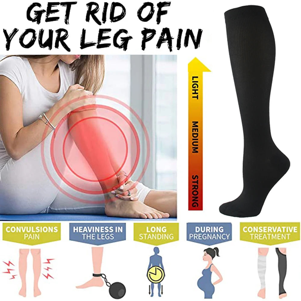 Graduated Compression Socks – 3 Pairs