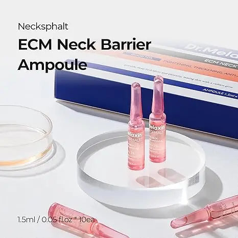 Dr.Melaxin Necksphalt ECM Barrier Ampoule for Anti-Aging Neck Skin, Tightening and Wrinkles 1.5ml*10ea