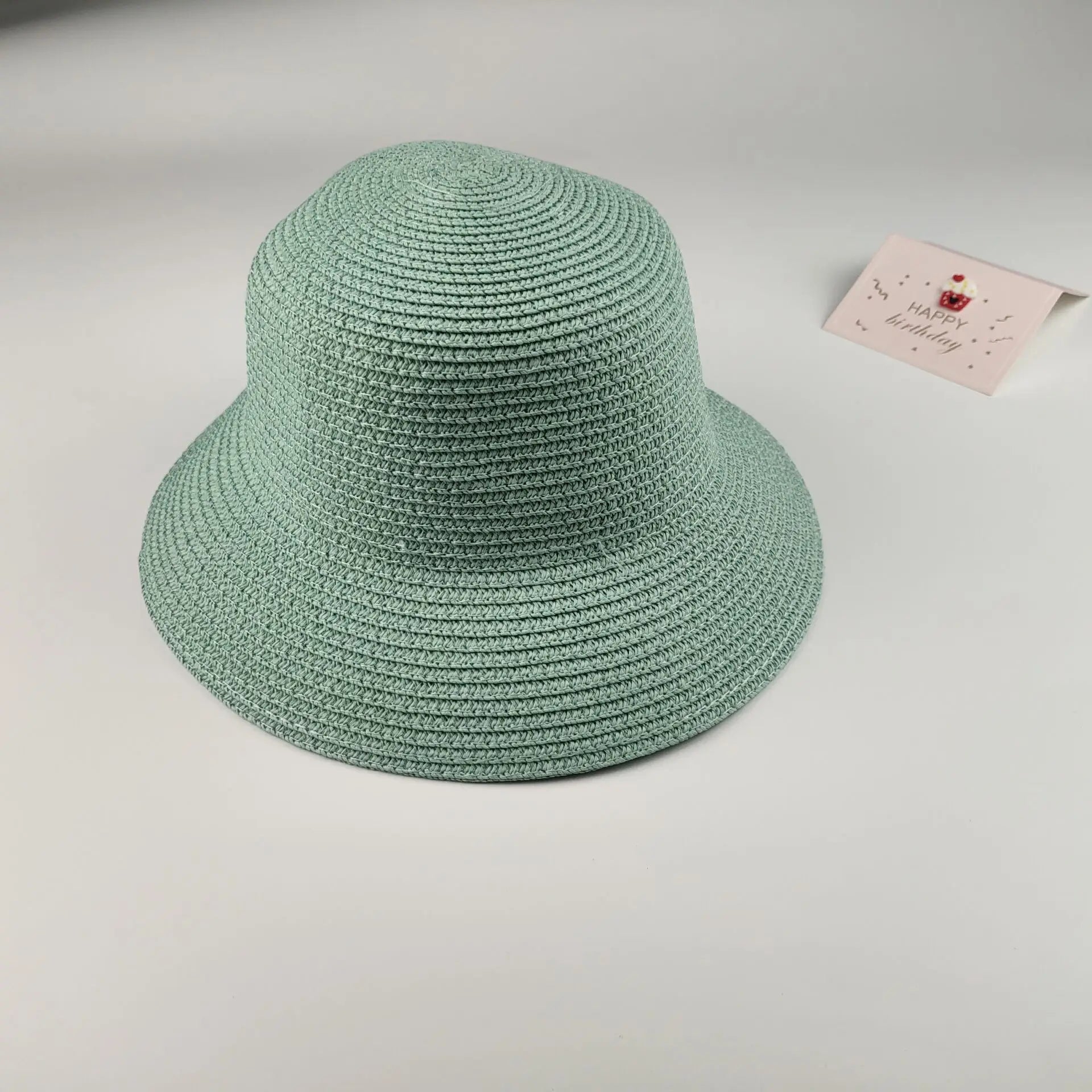 Summer Children's Straw Bag Straw Hat Cute Mini Beach Bag Boys and Girls Shoulder Crossbody Bags Small Sun Hats Kids Coin Purse