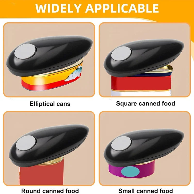 Electric Can Opener Tin Opener Hand Free for Arthritis Hands Automatic Can Openers with One Touch Switch Button Kitchen Tool
