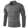 Men's Outdoor Tactical Hiking T-Shirts,Hunting Camouflage Long Sleeve Hunting Climbing Shirt,Male Breathable Sport Clothes