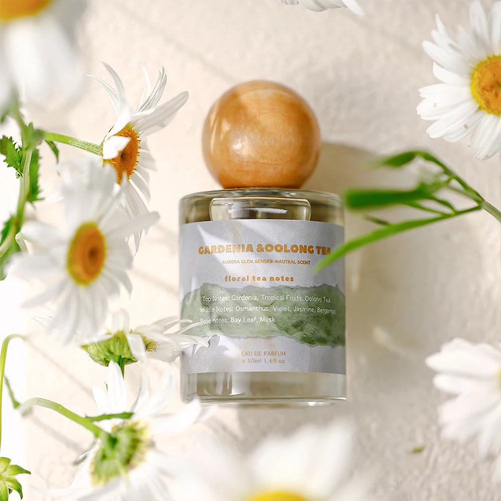 Gardenia Oolong Tea Fragrance Simple Fresh Natural Fruity Tea Unisex Perfume Long-Lasting Tea Floral Musk 50ml Dating Fragrance