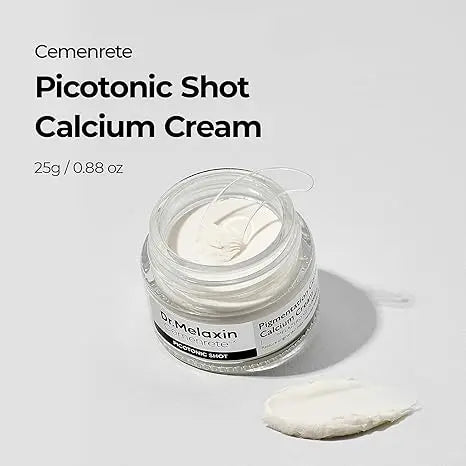 Dr.Melaxin Cemenrete Picotonic Shot Calcium cream for Even Skin Tone & Skin Clarity, 0.88 oz 25g