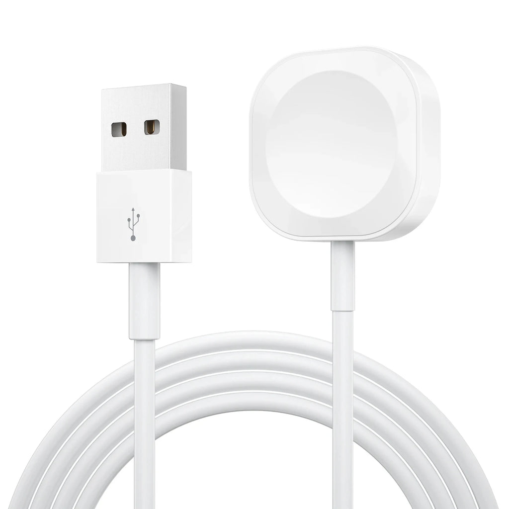2024 Magnetic Wireless USB A Fast Charger for Apple Watch Ultra Series 9 8 7 6 SE Type C Cable Charging for iWatch Series 5 3 2