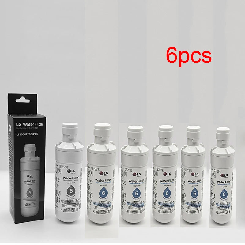 1PCS 6PCS Replace Refrigerator Water Filter For LG LT1000P, ADQ74793501 ADQ74793502 MDJ64844601, Kenmore 46-9980, 9980
