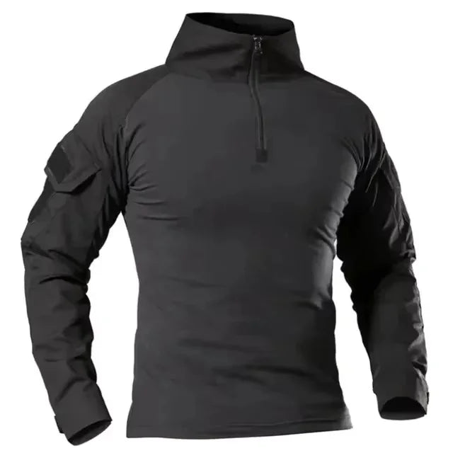 Men's Outdoor Tactical Hiking T-Shirts,Hunting Camouflage Long Sleeve Hunting Climbing Shirt,Male Breathable Sport Clothes