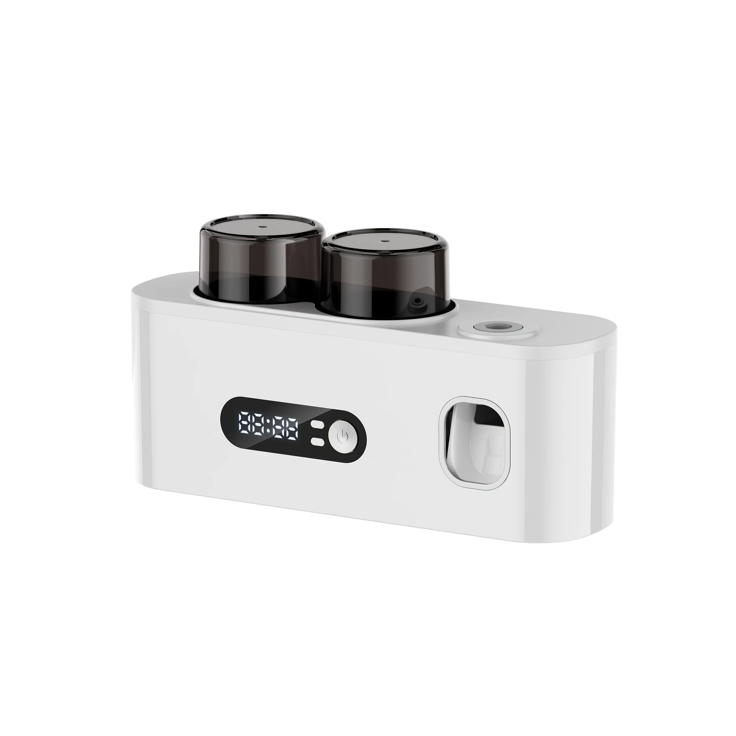 UV Toothbrush Sterilizer & Holder with Toothpaste Dispenser