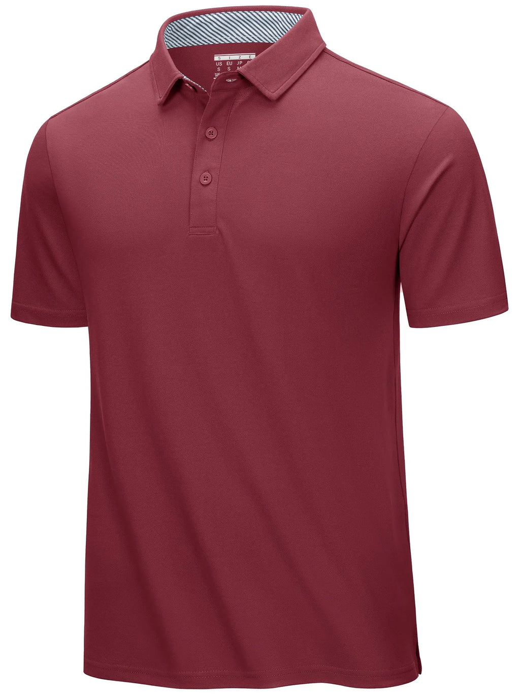 TACVASEN Summer Cotton Blend Golf Polos Shirts Mens Work Polo T-shirts Quick Dry Casual Short Sleeve Pullover Tops Outdoor Tee