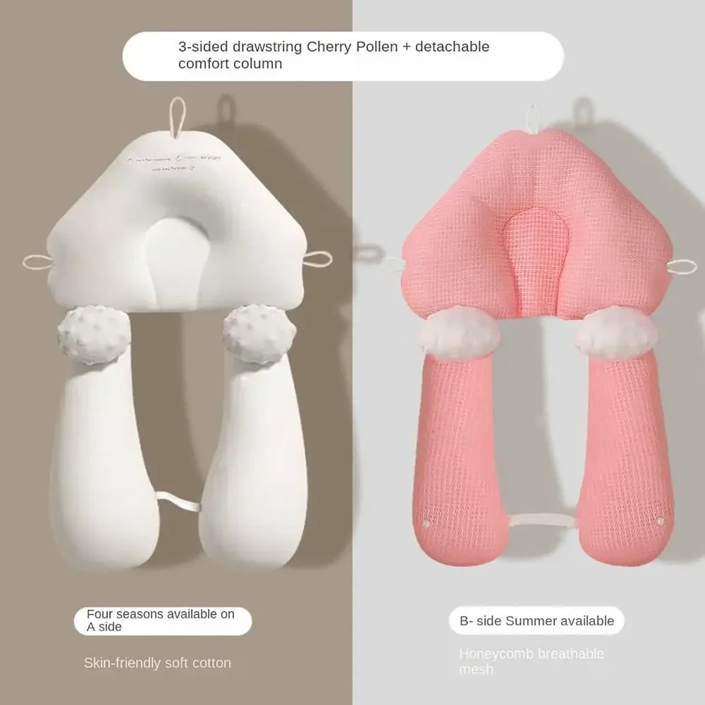 With Placatory Column Head Shaping Pillow Soft Breathable Skin-friendly Fabric Improved Head Shape Pillow Baby Care