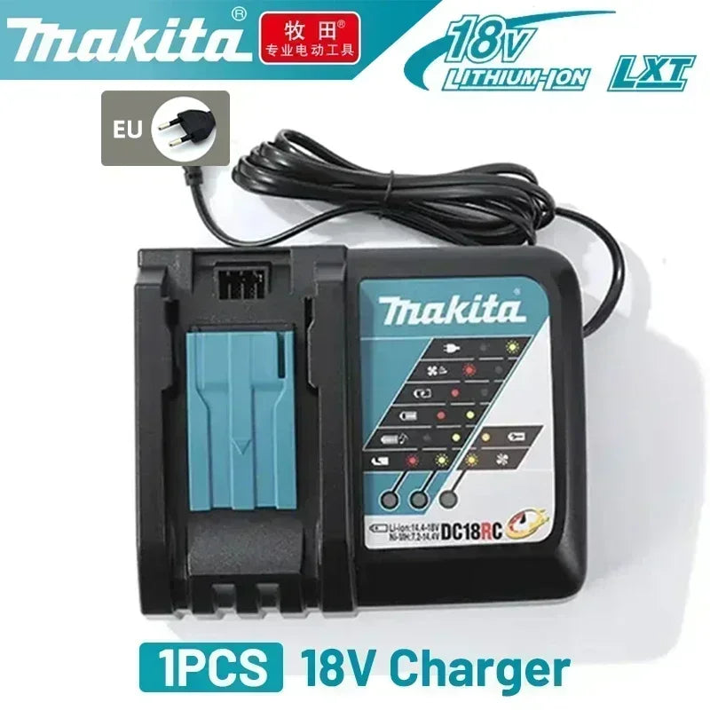 Makita 18V 6.0Ah rechargeable battery, suitable for Makita BL1840 BL1830 BL1830B BL1850 BL1850B original power tool battery