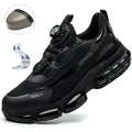 Rotating Button Safety Shoes Men Anti-smash Anti-puncture Work Shoes Fashion Men Safety Sport Shoes Security Protective BootsMen