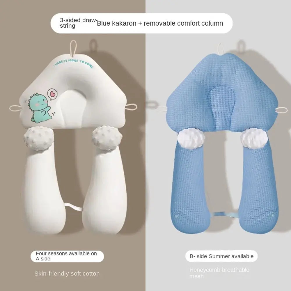 With Placatory Column Head Shaping Pillow Soft Breathable Skin-friendly Fabric Improved Head Shape Pillow Baby Care