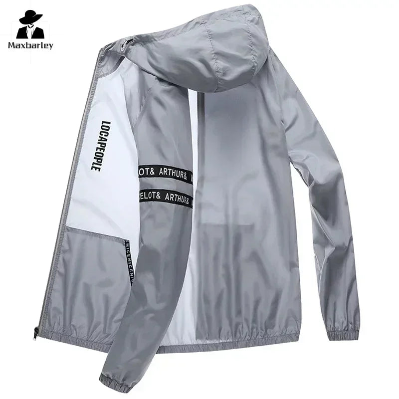 Lightweight Hooded Windbreaker