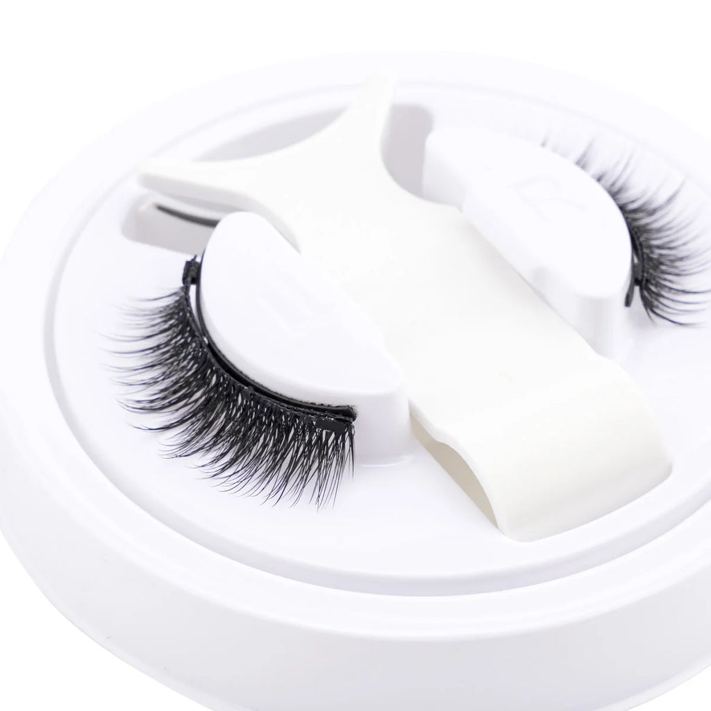 Magnetic Faux Mink Eyelashes with Tweezers
