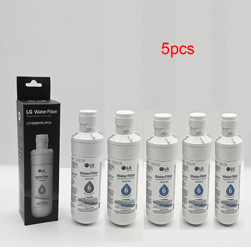 1PCS 6PCS Replace Refrigerator Water Filter For LG LT1000P, ADQ74793501 ADQ74793502 MDJ64844601, Kenmore 46-9980, 9980