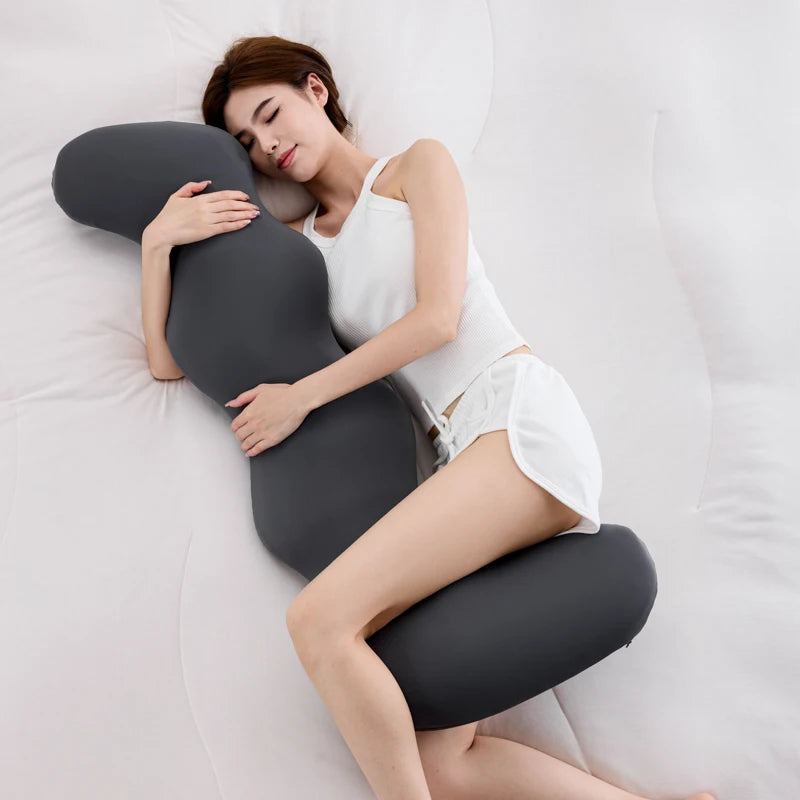Memory Ergonomic Side Sleep Body Pillow Slow Rebound Cool Feeling Throw Pillows Specifically Designed for Sleep Aid Long Pillows