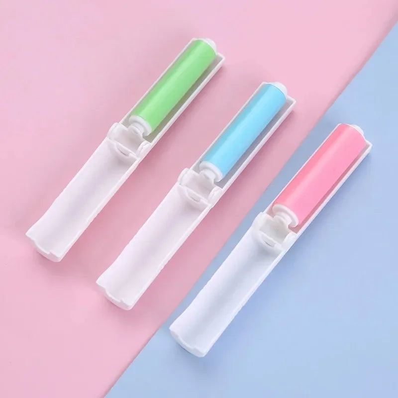 Washable Lint Sticking Roller Portable Pet Hair Remover Tool Reusable Roller Brush for Sofa Clothes Dog Cat Hair Sticking Roller