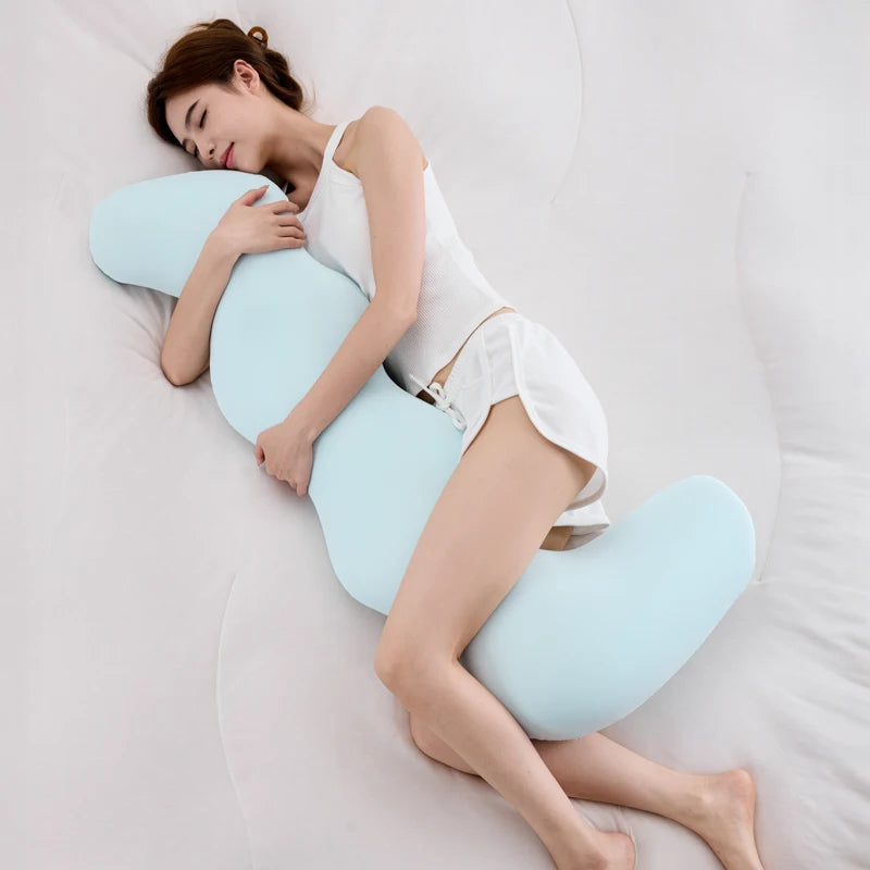 Memory Ergonomic Side Sleep Body Pillow Slow Rebound Cool Feeling Throw Pillows Specifically Designed for Sleep Aid Long Pillows